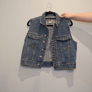 American Eagle denim vest